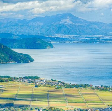 画像：琵琶湖と魚類