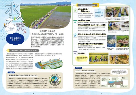 画像：人と地球のうるおいマガジン Mer(メール)で「魚のゆりかご水田」が特集されました！