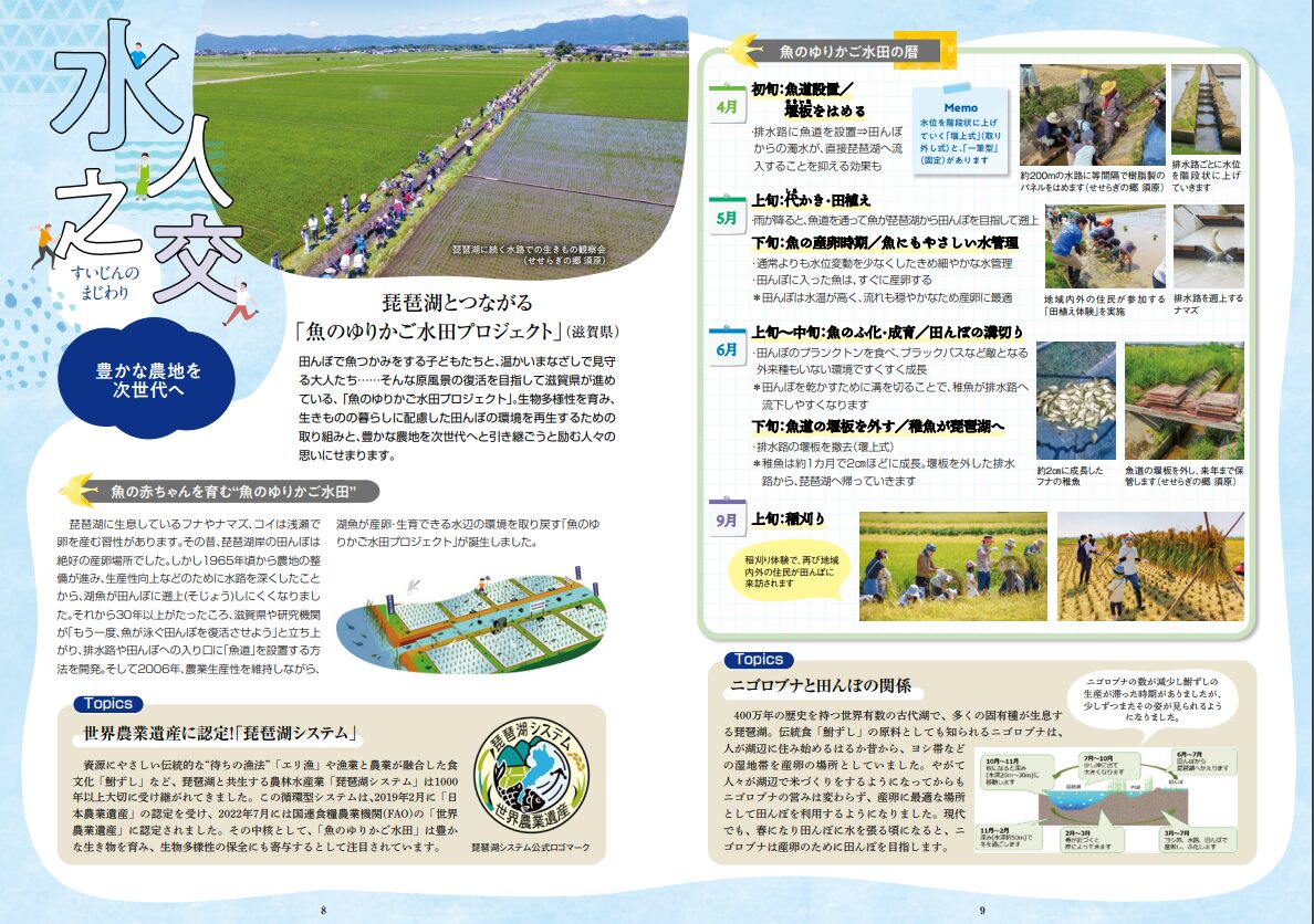画像：人と地球のうるおいマガジン Mer(メール)で「魚のゆりかご水田」が特集されました！