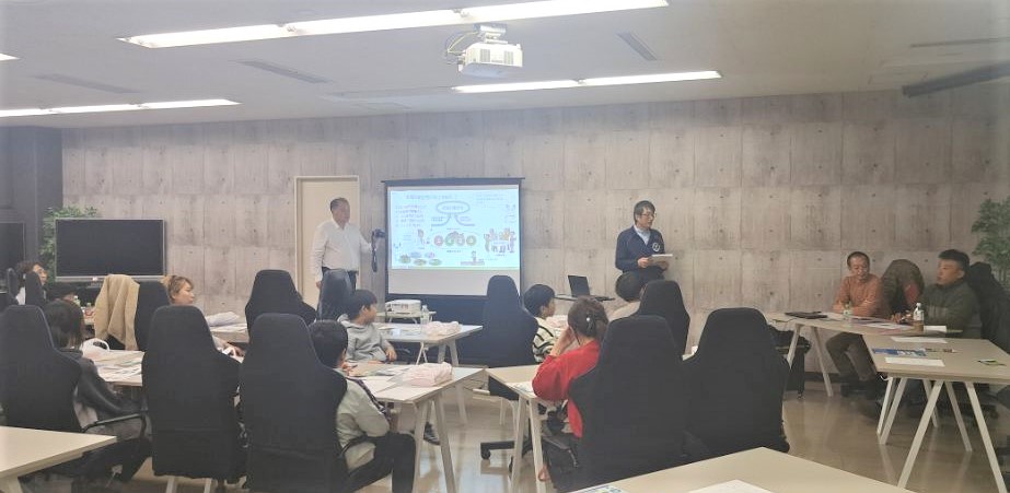 画像：神戸で「魚のゆりかご水田」のPRを行いました！