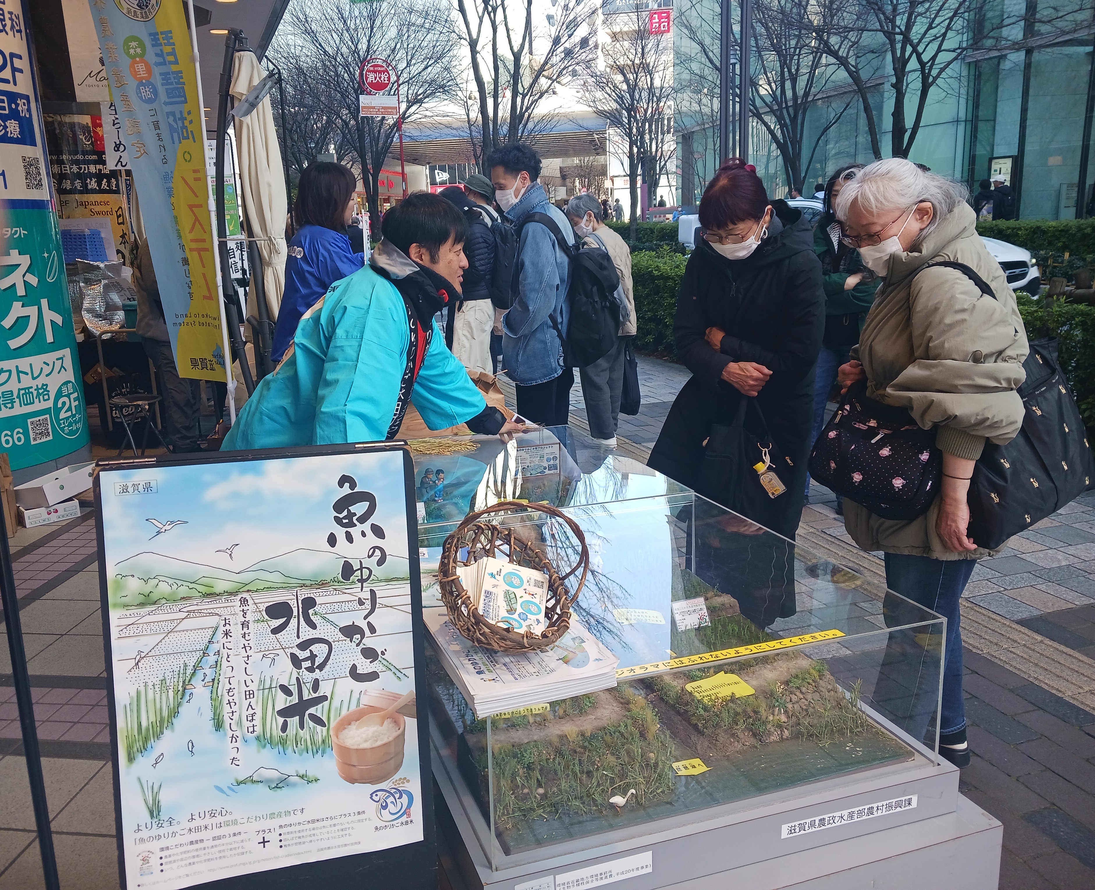 画像：東京・有楽町で「魚のゆりかご水田米フェア」を開催しました♪